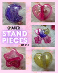 Shaker Style Magnetic Nail display stand pieces (set of 3)