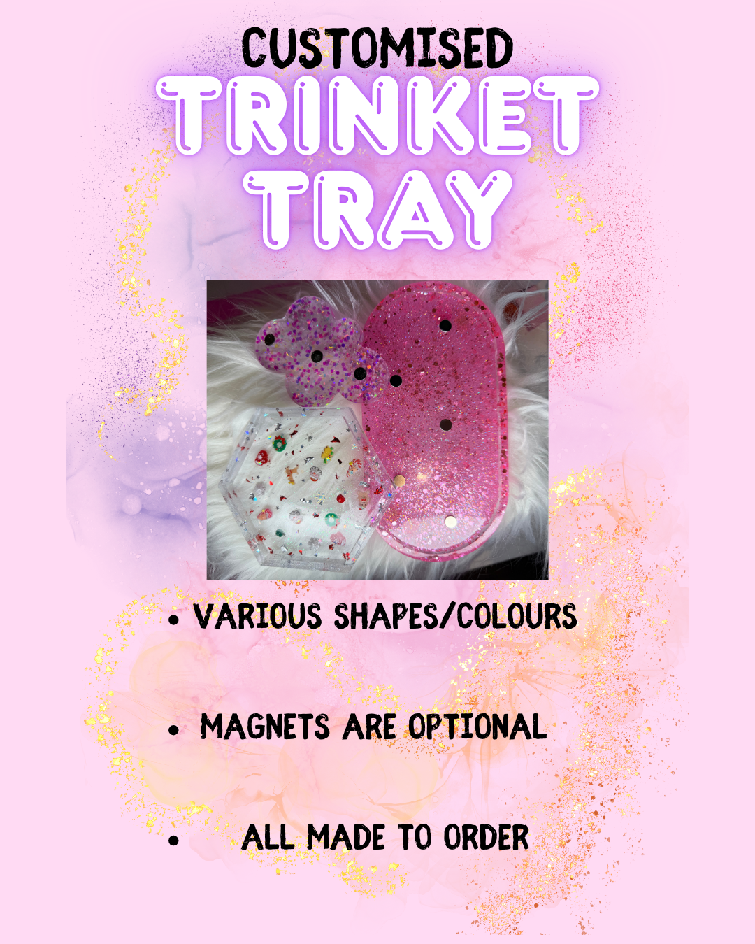 Trinket Nail art Display stands