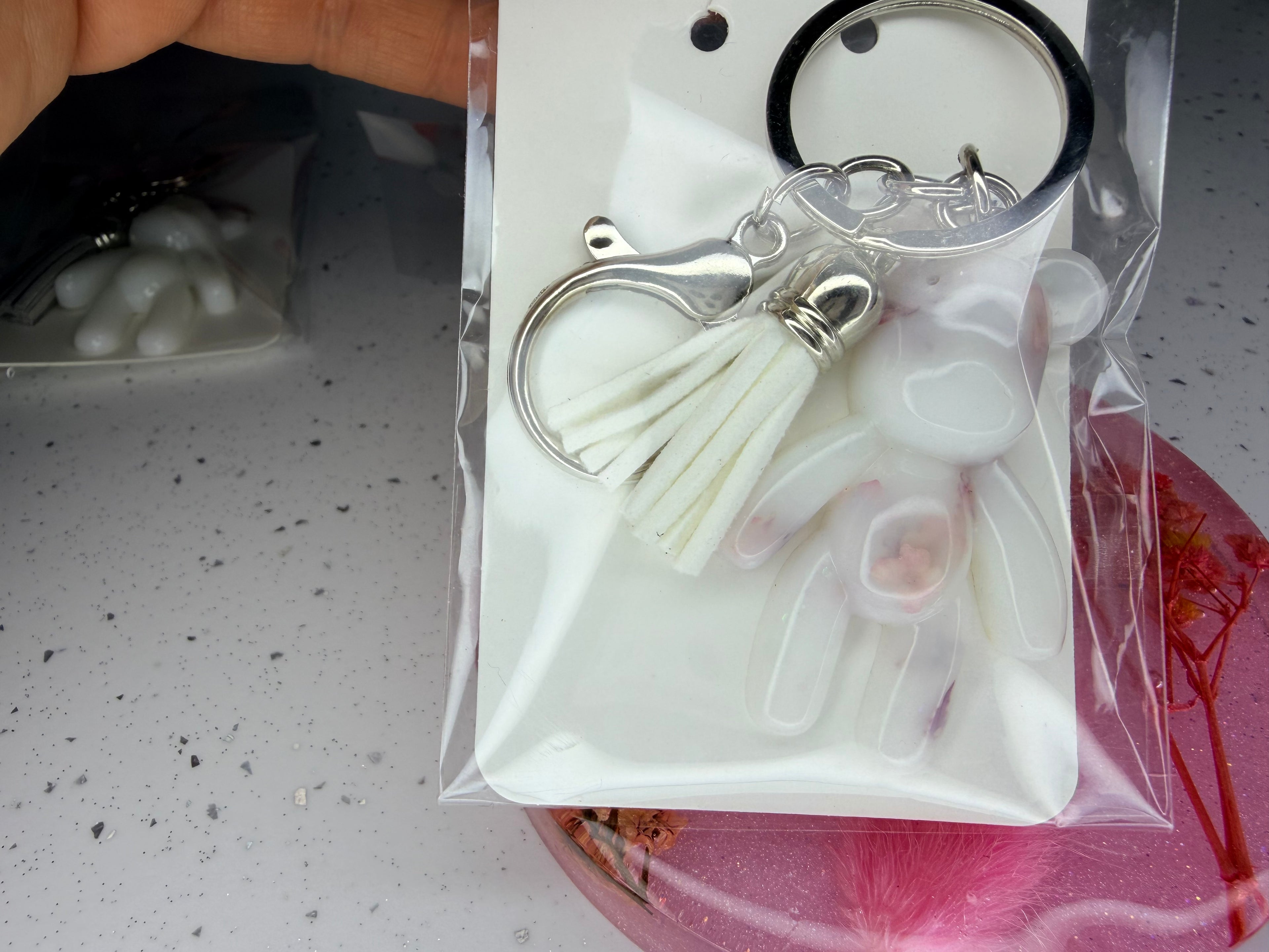 Pre-made teddy bear keyrings✨