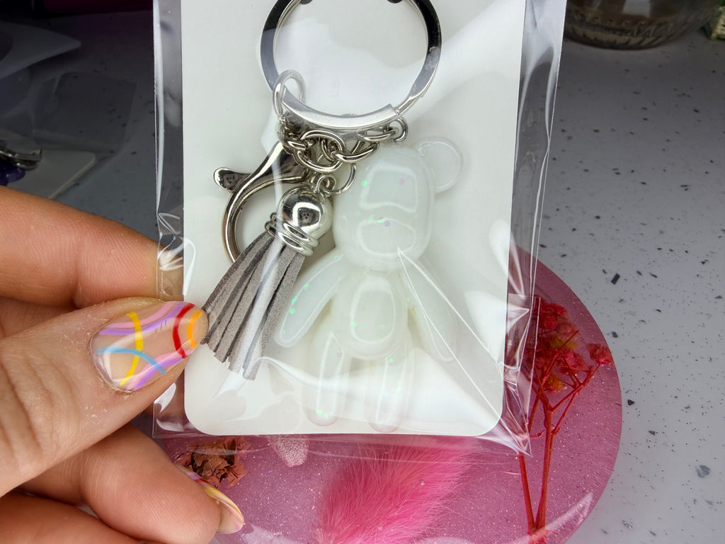 Pre-made teddy bear keyrings✨