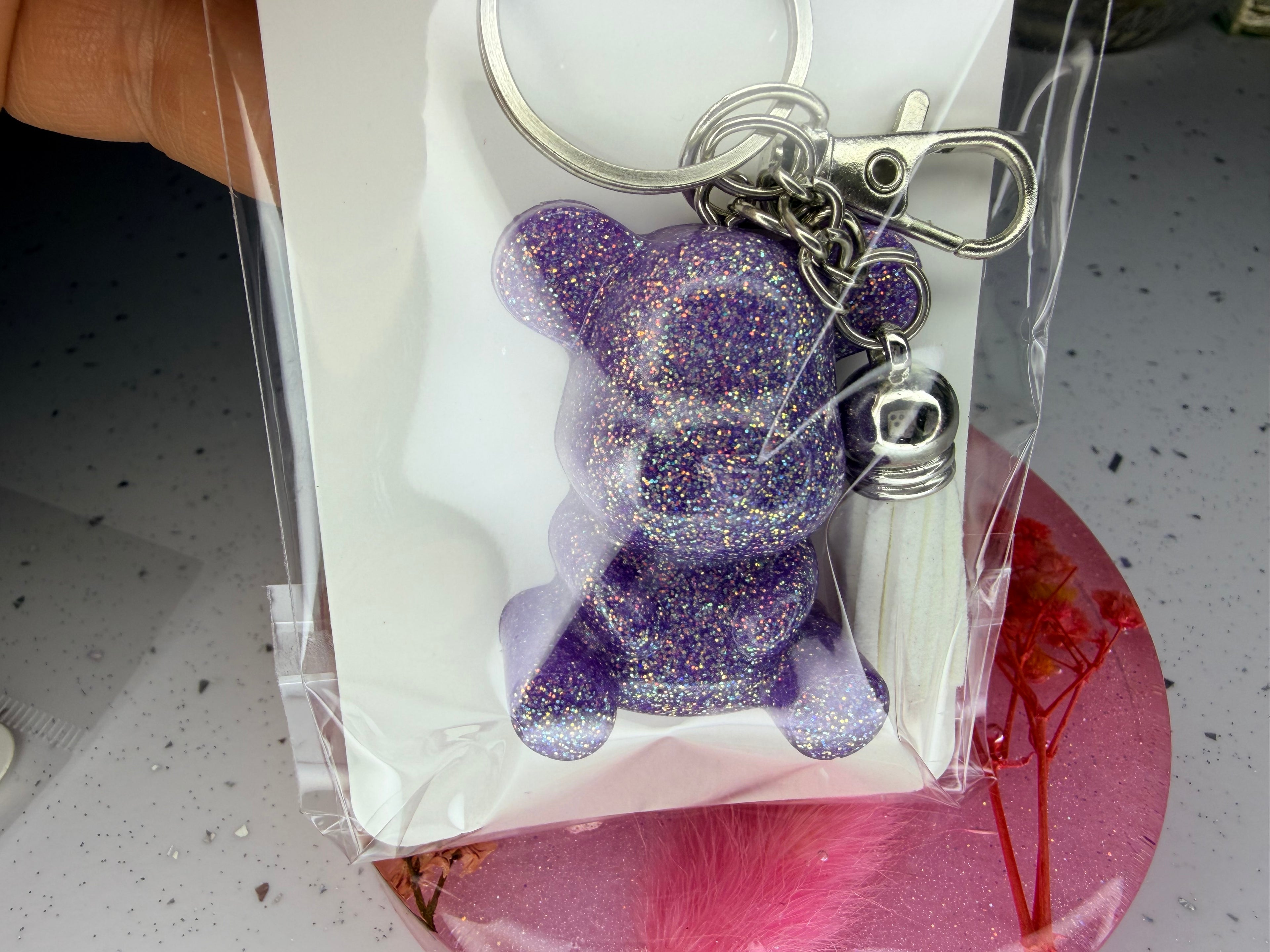 Pre-made teddy bear keyrings✨