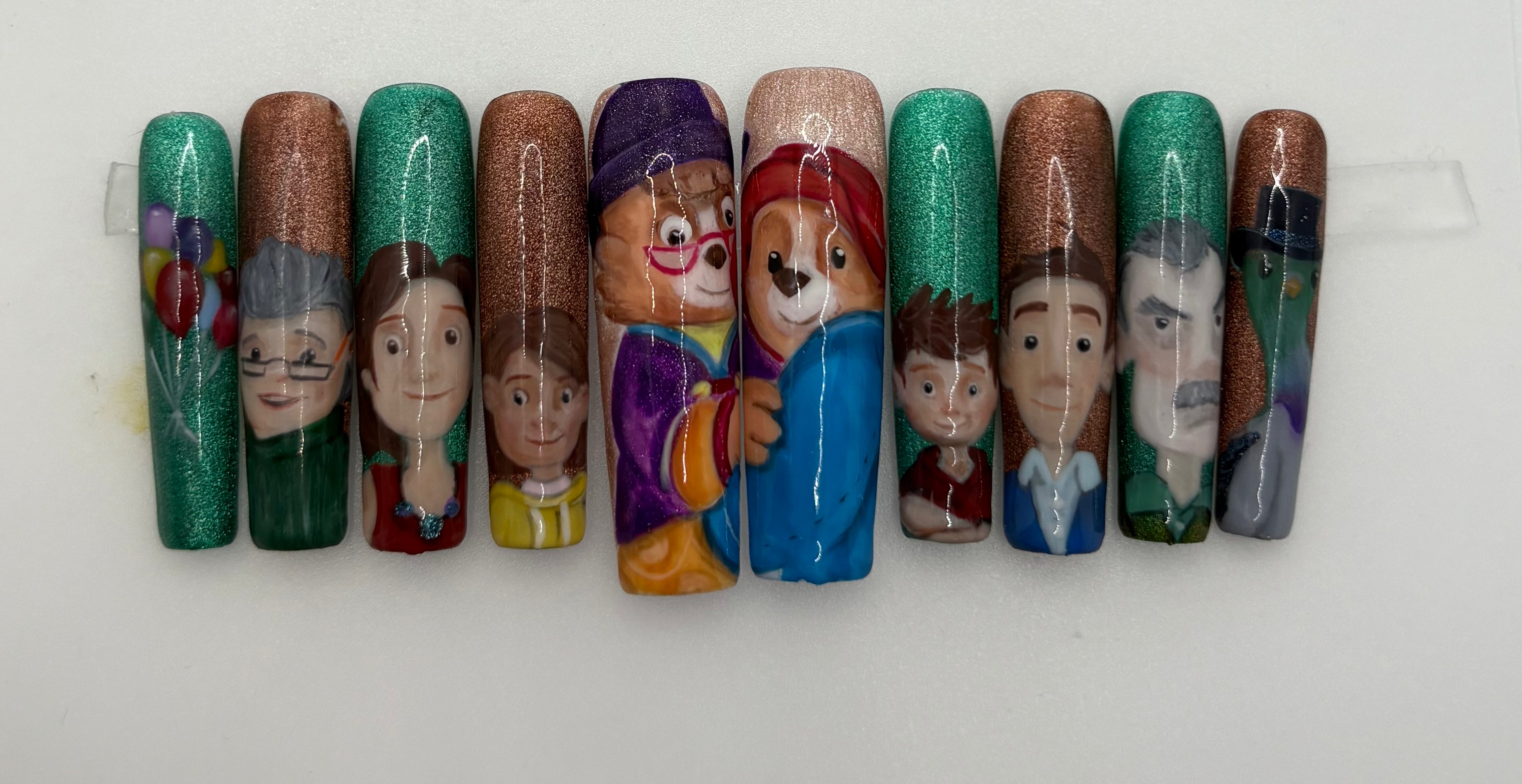 Press on Nails - Hand painted or custom designed